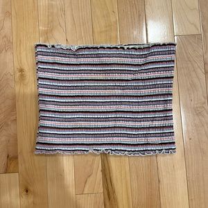 Hollister striped tube top.  Never worn